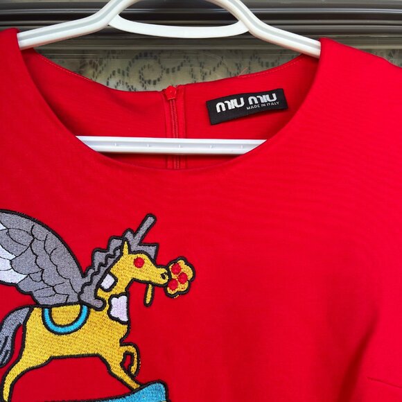 Miu Miu Red Dress - Picture 2 of 4